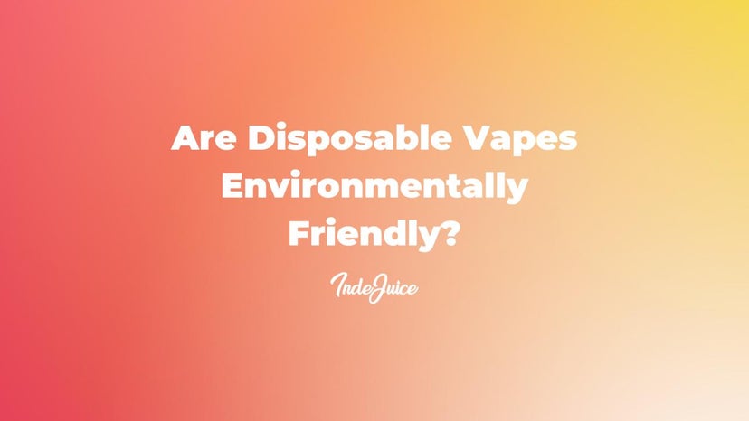 Are Disposable Vapes Environmentally Friendly?