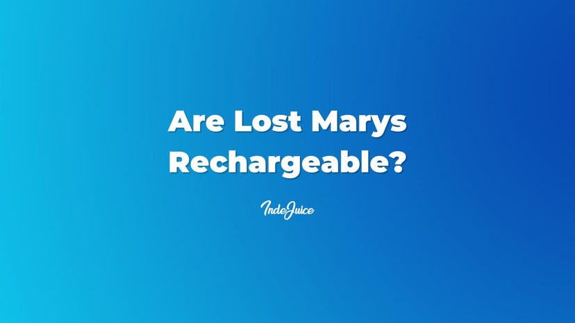 Are Lost Marys Rechargeable?