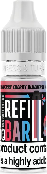 Image of Cranberry Cherry Blueberry Ice by Refill Bar Salts