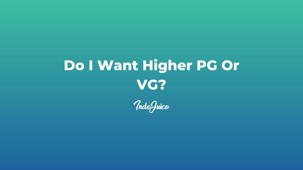 Do I Want Higher PG Or VG?