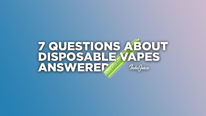 7 Questions About Disposable Vapes Answered