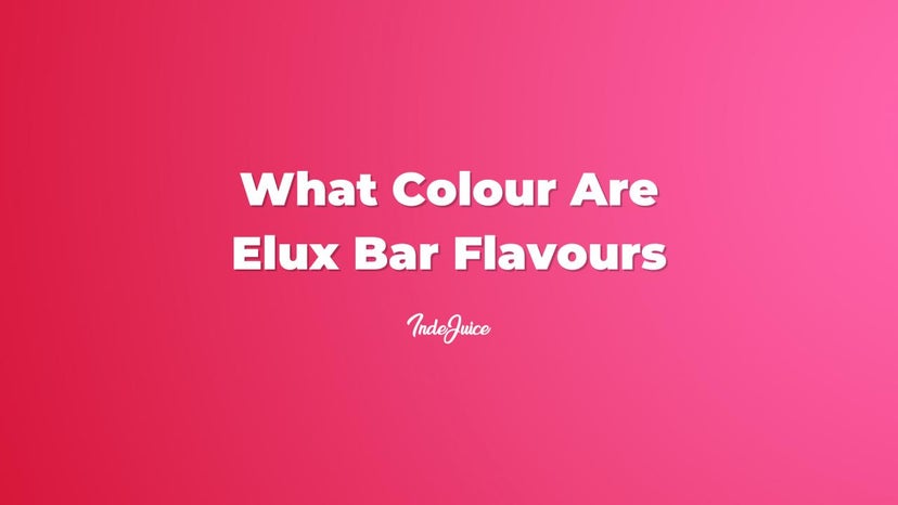 What Colour Are Elux Bar Flavours?