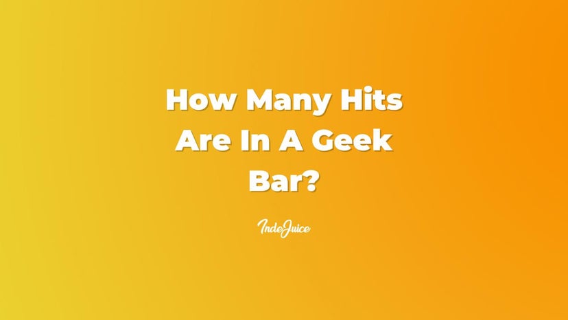 How Many Hits Are In A Geek Bar?