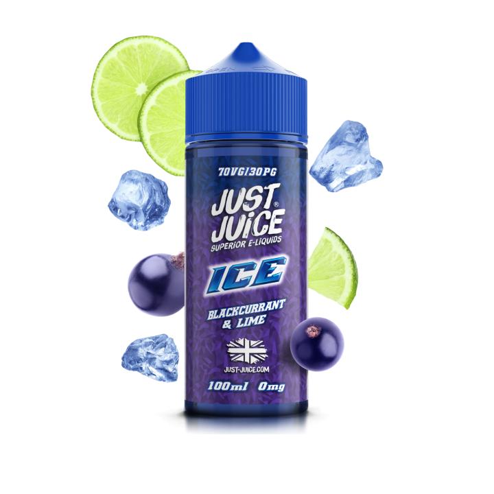 Image of Blackcurrant & Lime On Ice 100ml by Just Juice