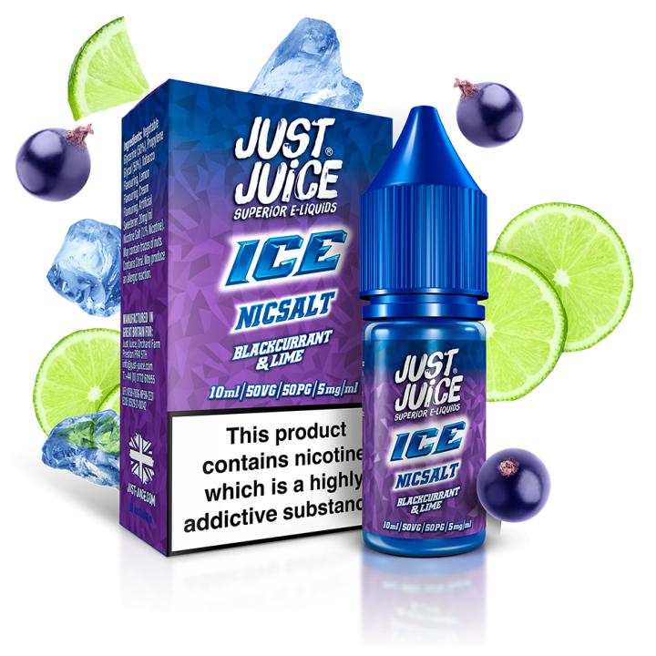 Image of Blackcurrant & Lime On Ice by Just Juice