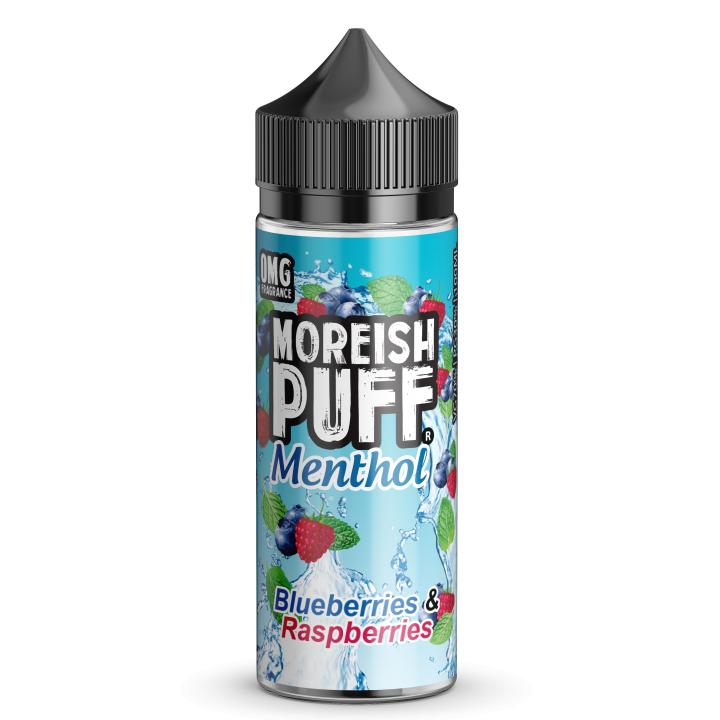 Image of Blueberries & Raspberries Menthol 100ml by Moreish Puff