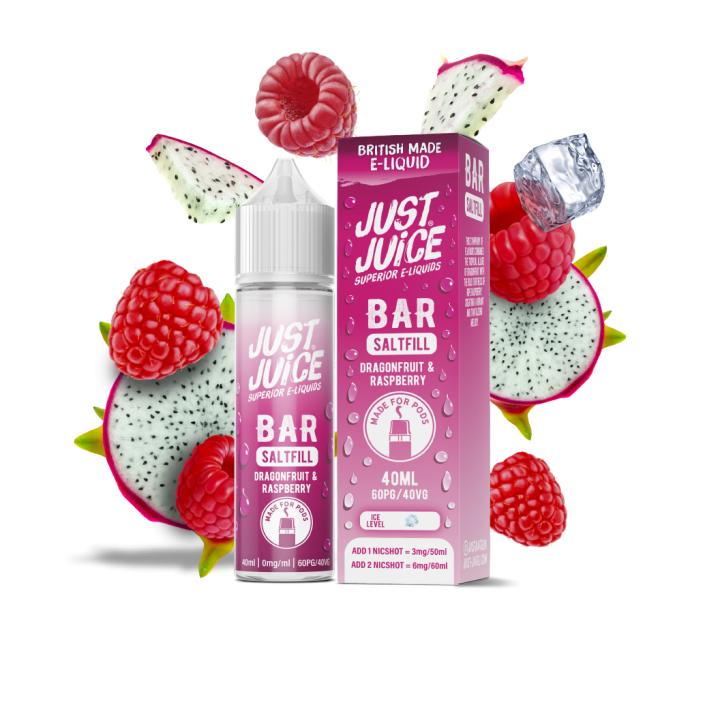 Image of Dragon Fruit & Raspberry Saltfill 40ml by Just Juice