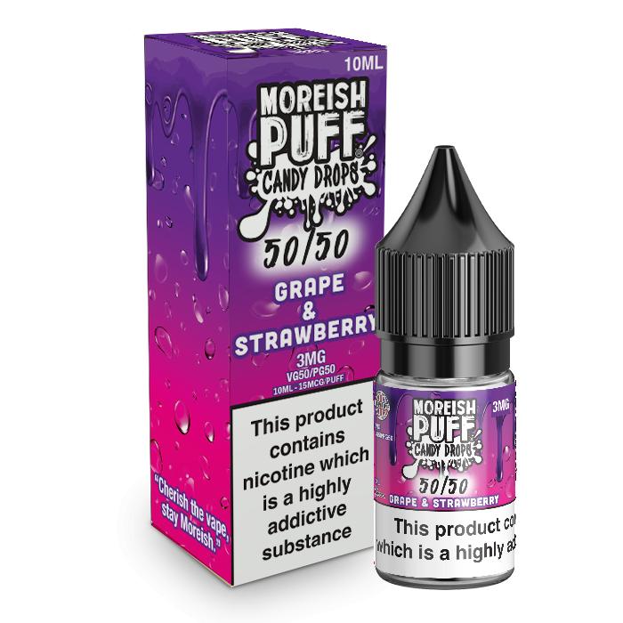 Image of Grape And Strawberry Candy Drops by Moreish Puff