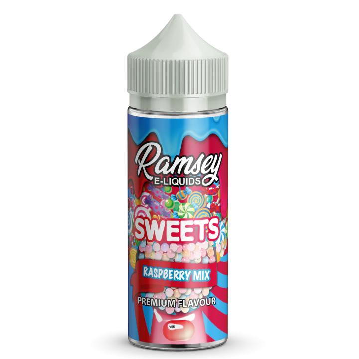 Image of Raspberry Mix Sweets 100ml by Ramsey