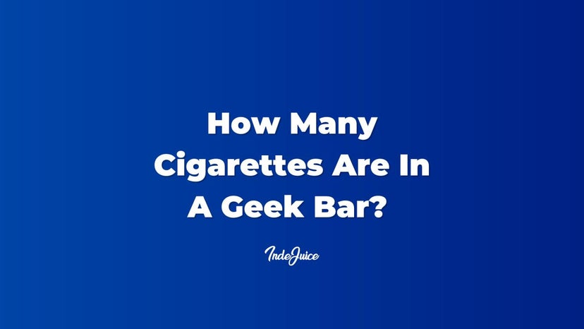 How Many Cigarettes Are In A Geek Bar?