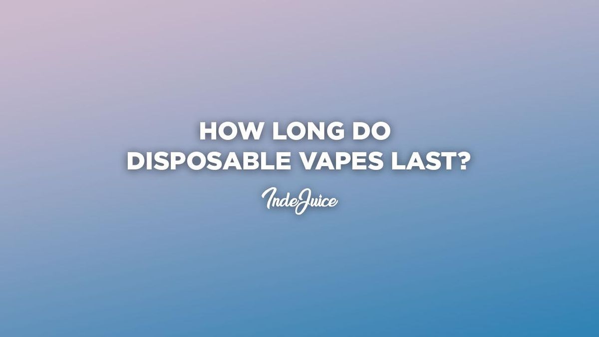 How Long Do Disposable Vapes Last? Vape Guides IndeJuice
