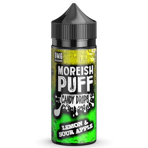 Image of Lemon & Sour Apple Candy Drops 100ml by Moreish Puff