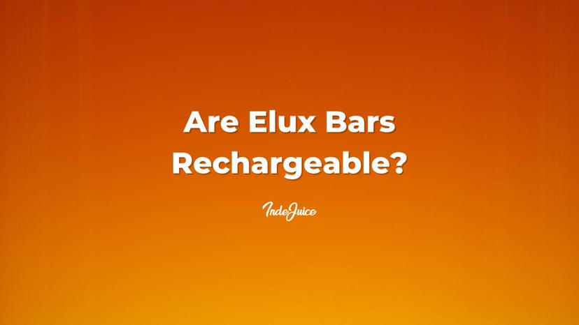 Are Elux Bars Rechargeable?