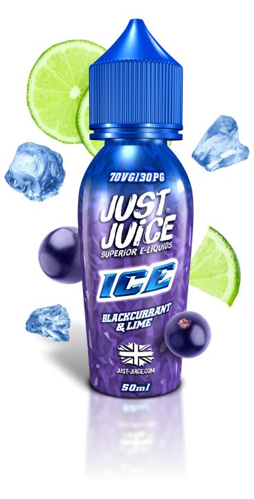 Image of Blackcurrant & Lime On Ice 50ml by Just Juice
