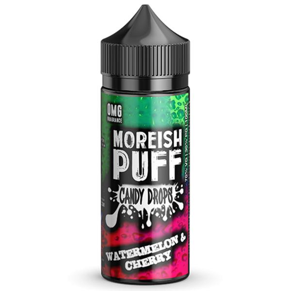Image of Watermelon & Cherry Candy Drops 100ml by Moreish Puff