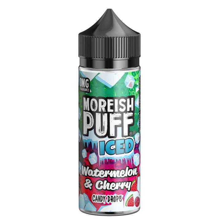 Image of Iced Watermelon & Cherry Candy Drops 100ml by Moreish Puff