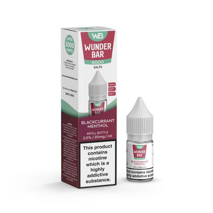 Image of Blackcurrant Menthol by Wunderbar