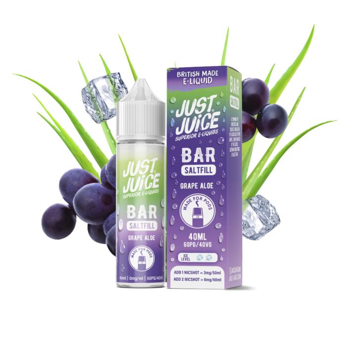 Image of Grape Aloe Saltfill 40ml by Just Juice