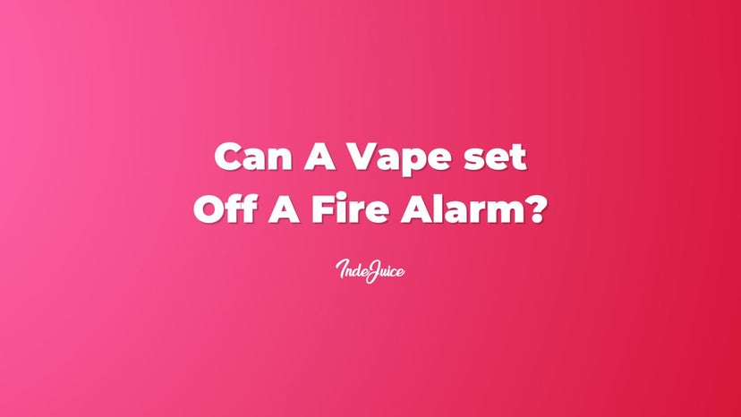 Can A Vape Set Off A Fire Alarm?