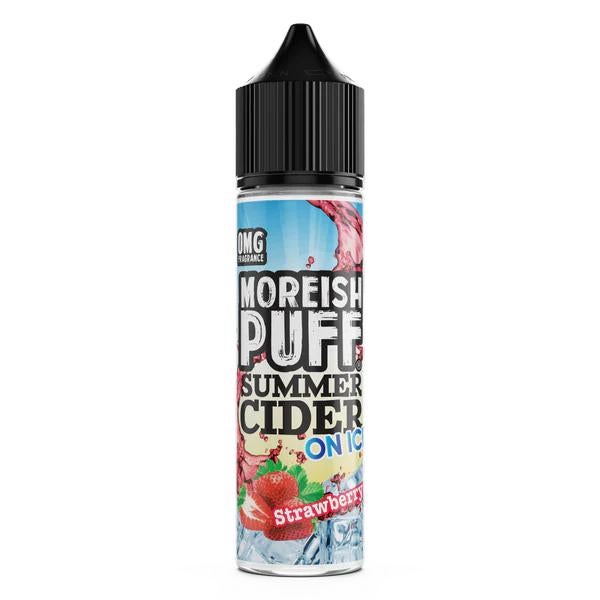 Image of Strawberry Summer Cider On Ice 50ml by Moreish Puff