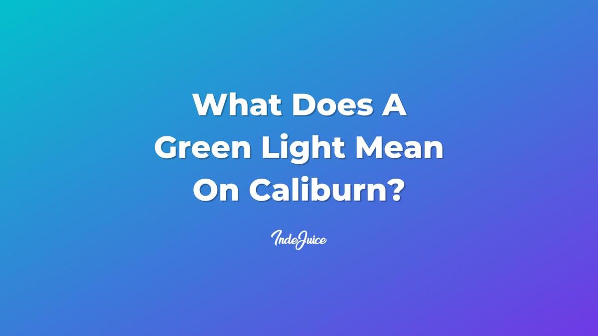 What Does Green Light Mean On Caliburn? Vape Guides IndeJuice