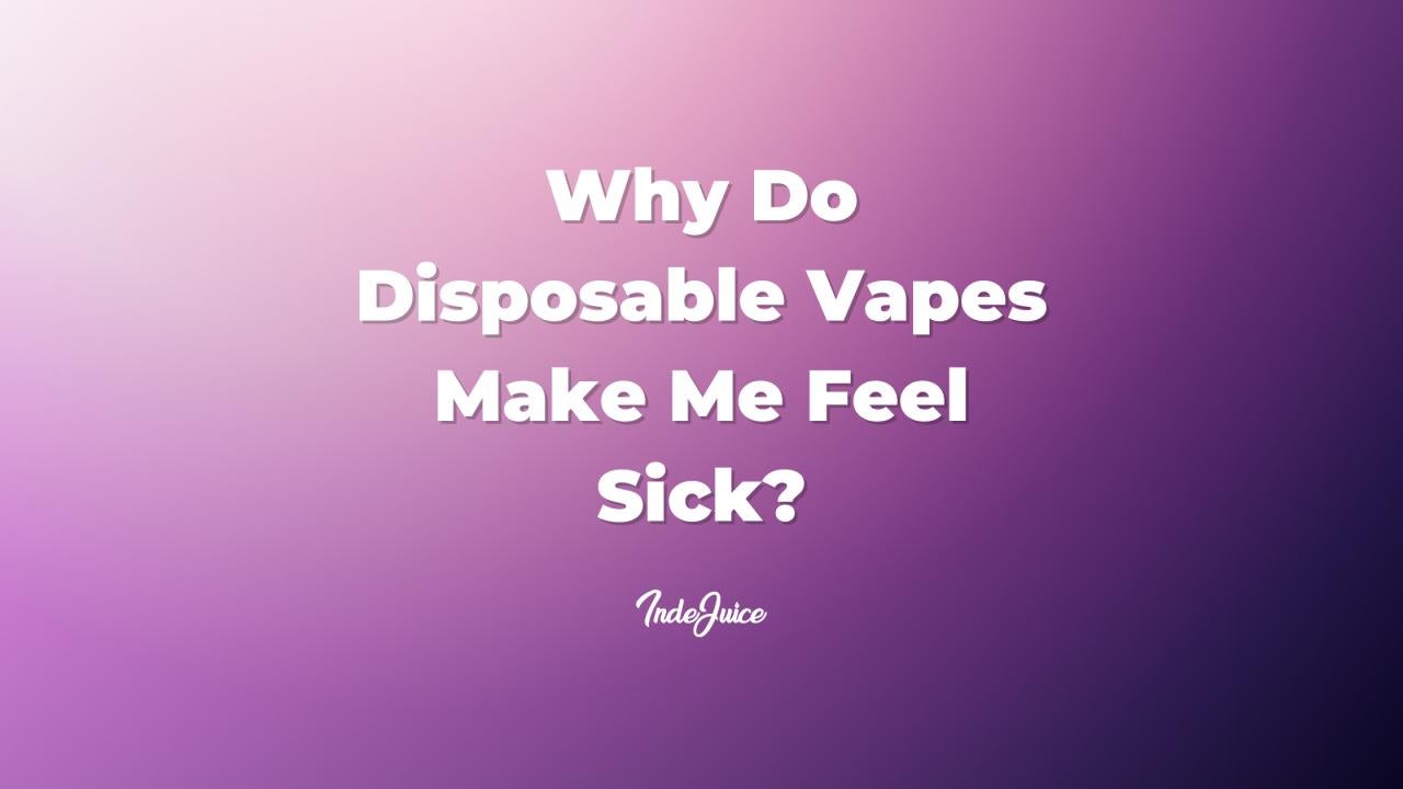 Why Do Disposable Vapes Make Me Dizzy?