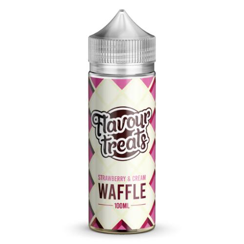 Image of Strawberries & Cream Waffle by Flavour Treats
