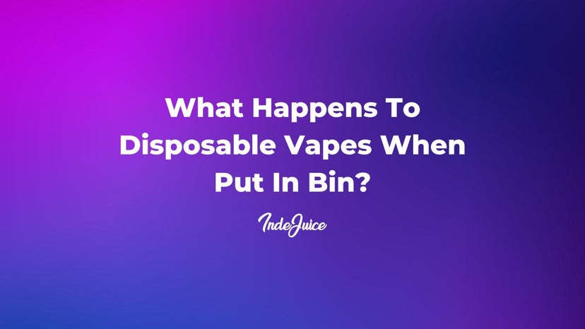 What Happens To Disposable Vapes When Put In Bin?