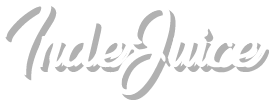 Logo of IndeJuice, a provider of e-liquids and vaping products